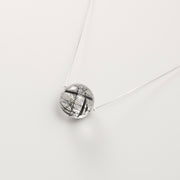 Black Quartz Rutilated Solitaire