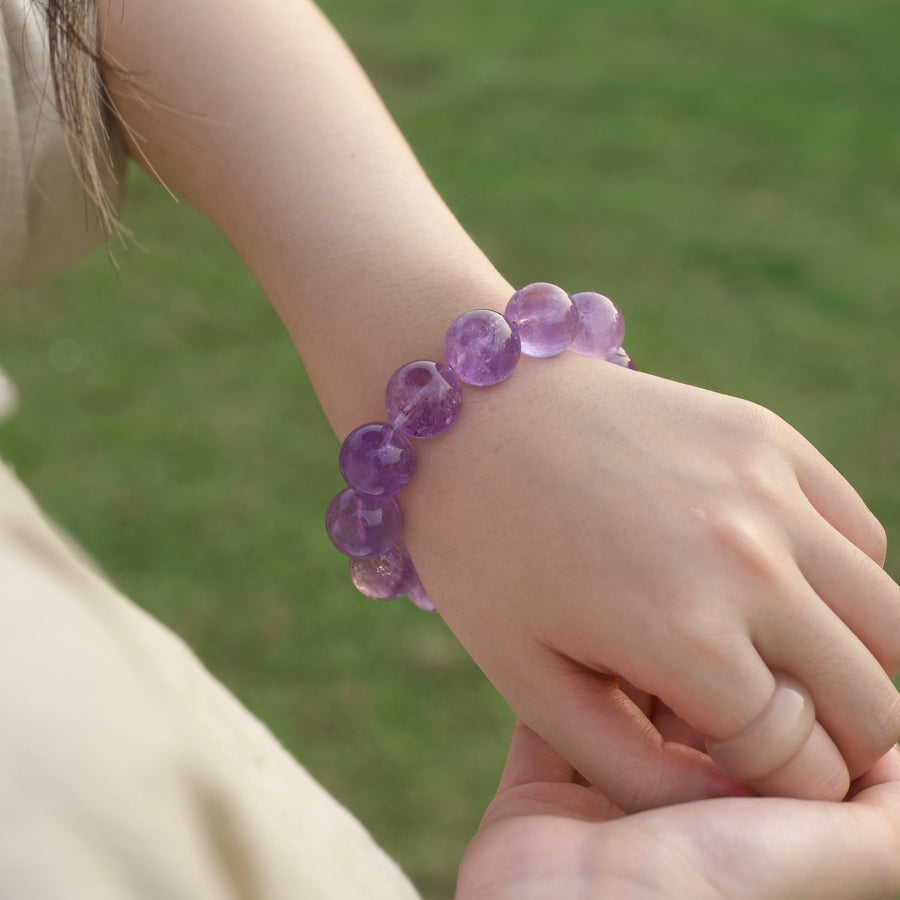 Lavender Amethyst Bracelet